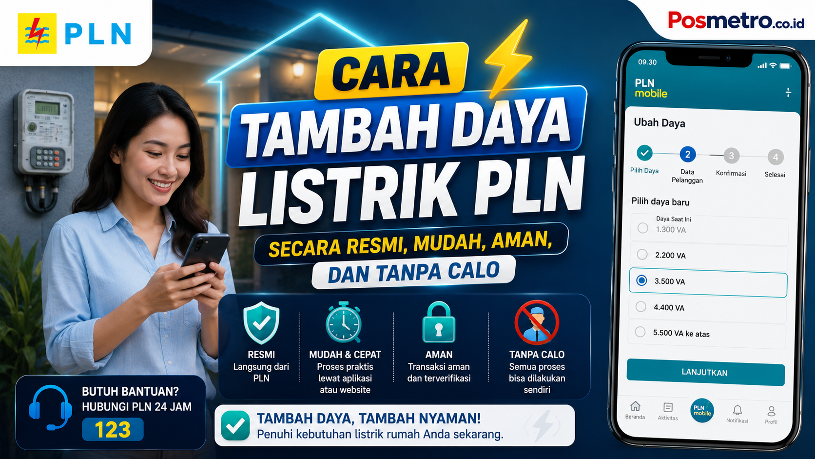 Cara Tambah Daya Listrik PLN Secara Resmi, Mudah dan Aman